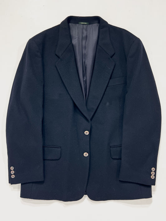 Blazer vintage Valentino blu cashmere tg XL