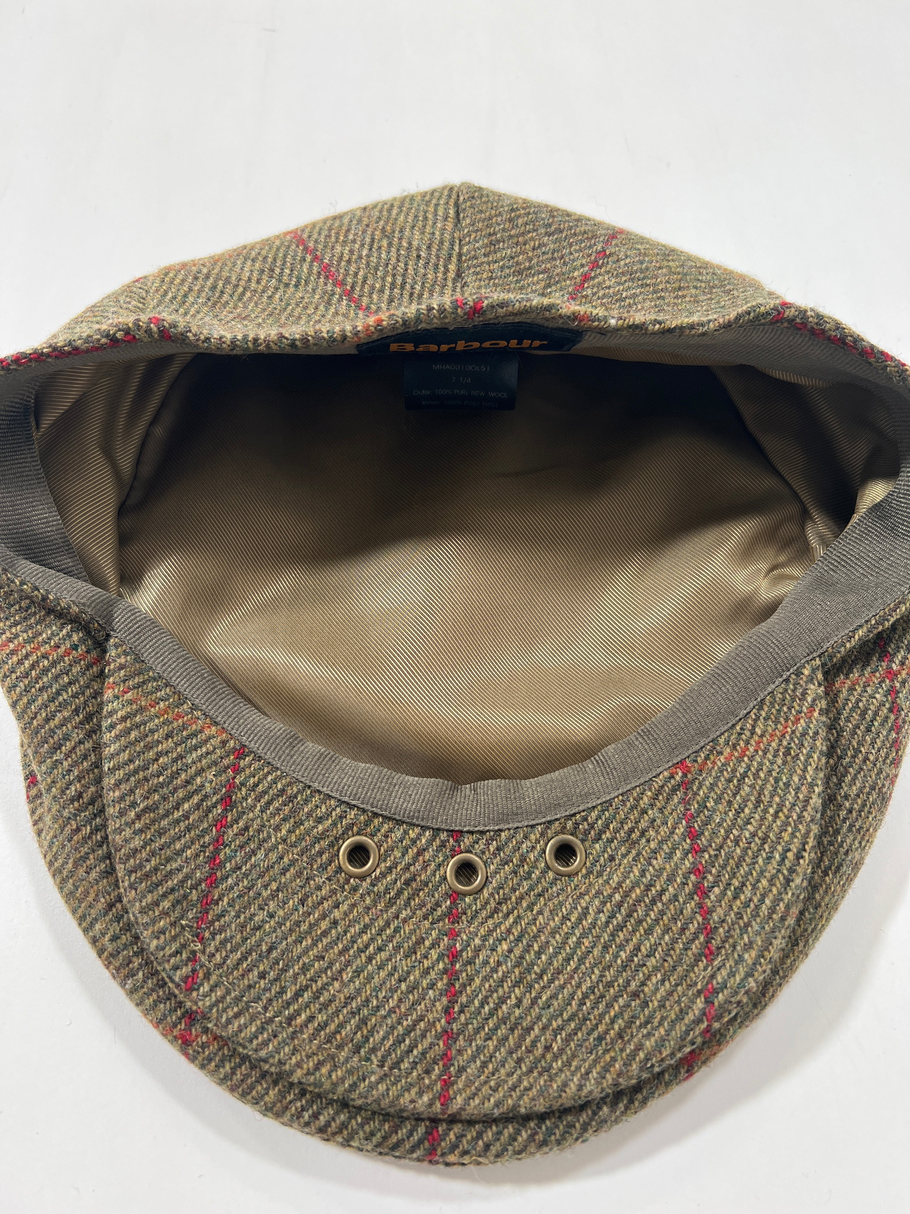 Cappello vintage Barbour lana