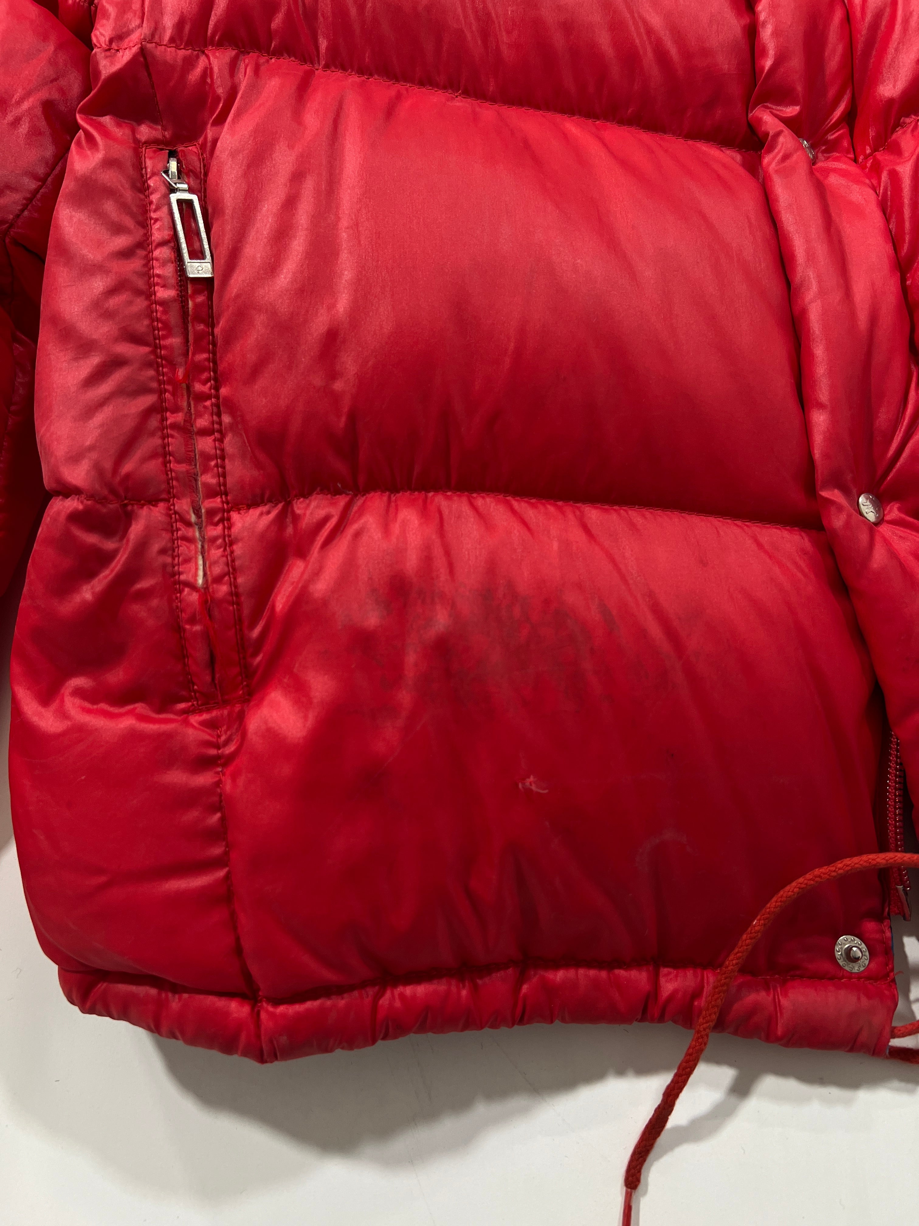 Giacca vintage Moncler rosso tg XL