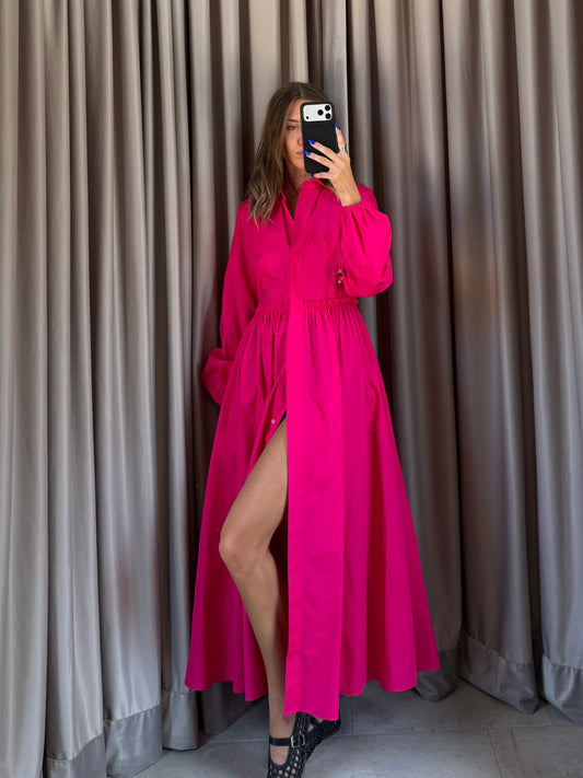 Vestito vintage Max Mara rosa con etichetta tg 38