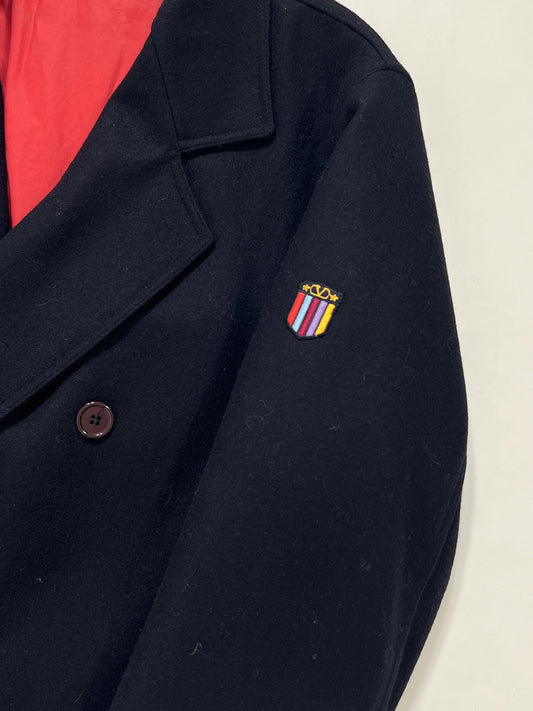 Cappotto vintage Valentino lana blu tg XL