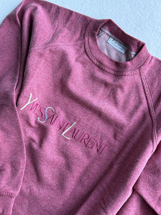 Felpa vintage Yves Saint Laurent cotone tg L