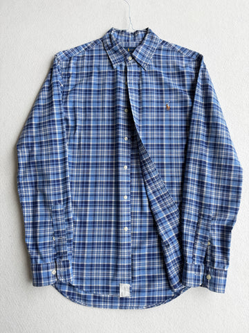 Camicia vintage Ralph Lauren azzurro tg M