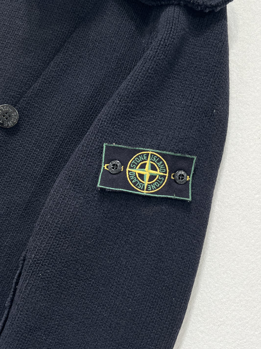 Cappotto vintage Stone Island blu lana tg L