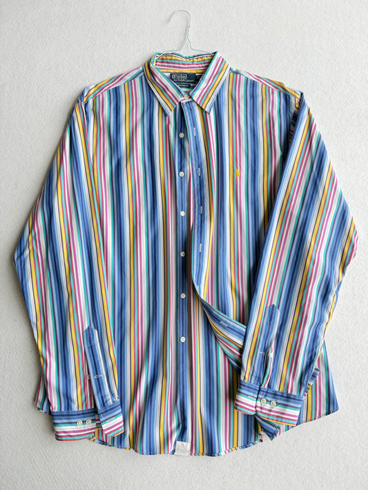 Camicia vintage Ralph Lauren righe tg XL