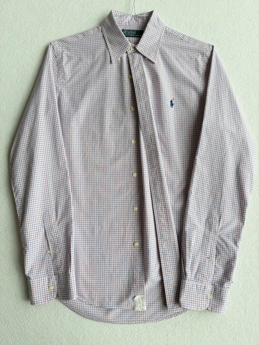 Camicia vintage Ralph Lauren quadri rosa tg S