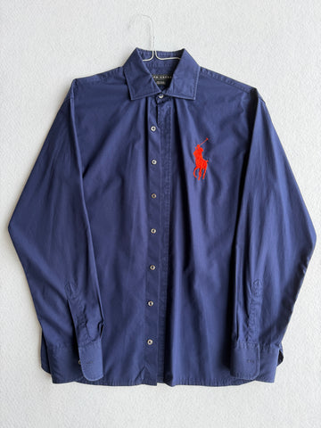 Camicia vintage Ralph Lauren blu tg S