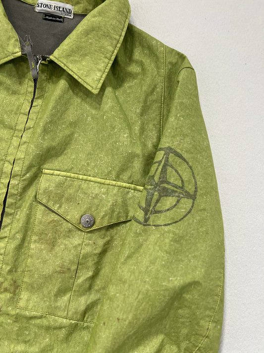 Giacca vintage Stone Island lime tg L