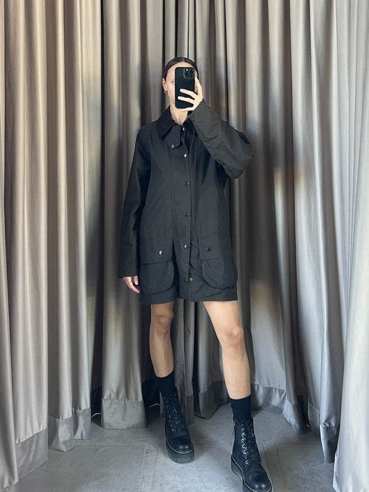 Giacca vintage Barbour Beaufort verde tg C38