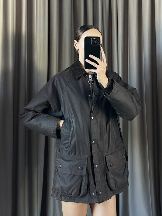 Giacca vintage Barbour Bedale ruggine tg S/M