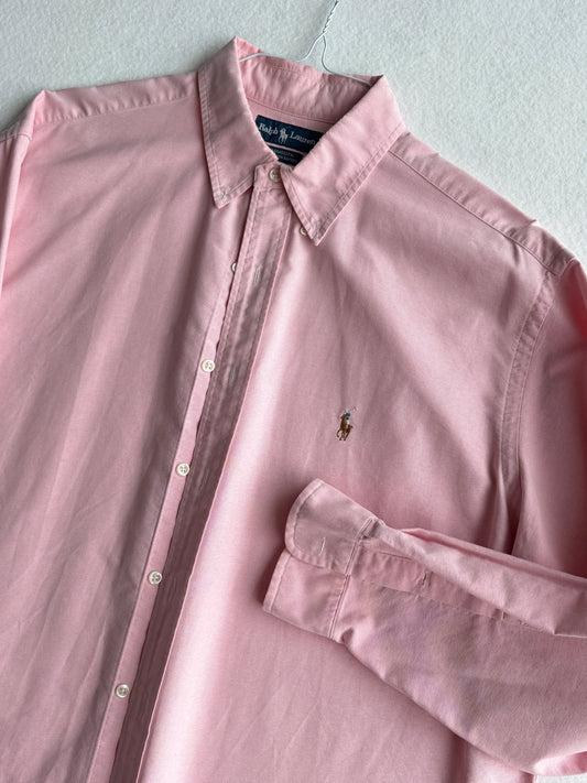 Camicia vintage Ralph Lauren rosa tg XL+