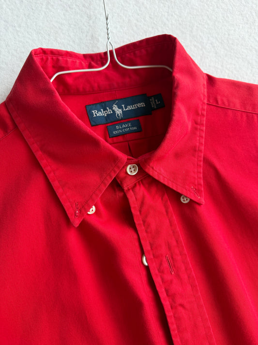 Camicia vintage Ralph Lauren rosso tg XL