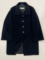 Carica l&#39;immagine nel visualizzatore di Gallery, Cappotto vintage Max Mara nero tg S
