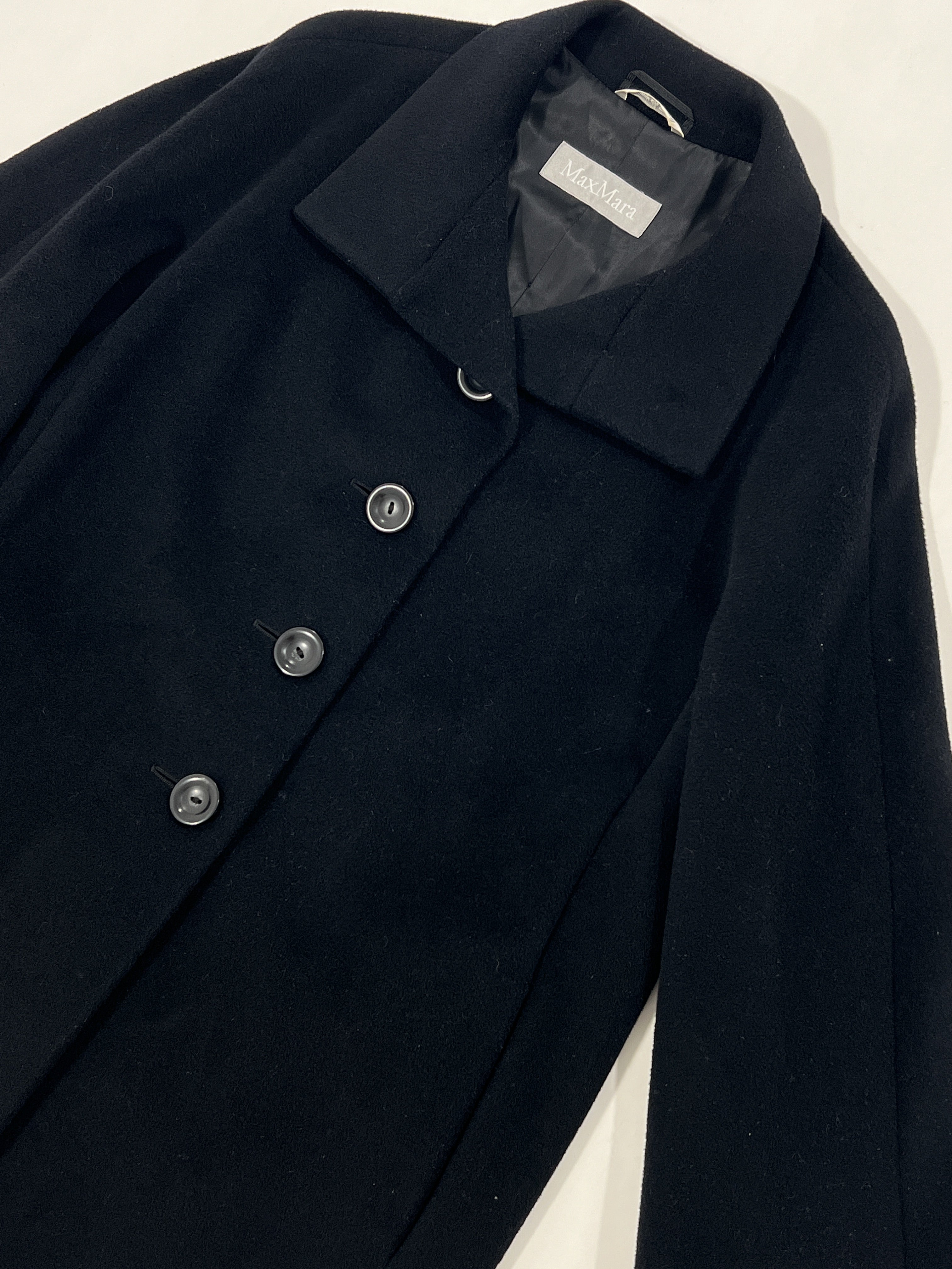 Cappotto vintage Max Mara nero tg S