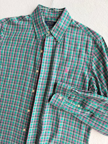 Camicia vintage Ralph Lauren tartan tg S