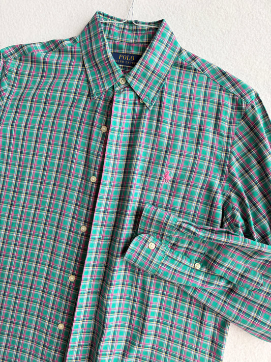 Camicia vintage Ralph Lauren tartan tg S