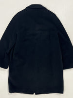 Carica l&#39;immagine nel visualizzatore di Gallery, Cappotto vintage Max Mara nero tg S
