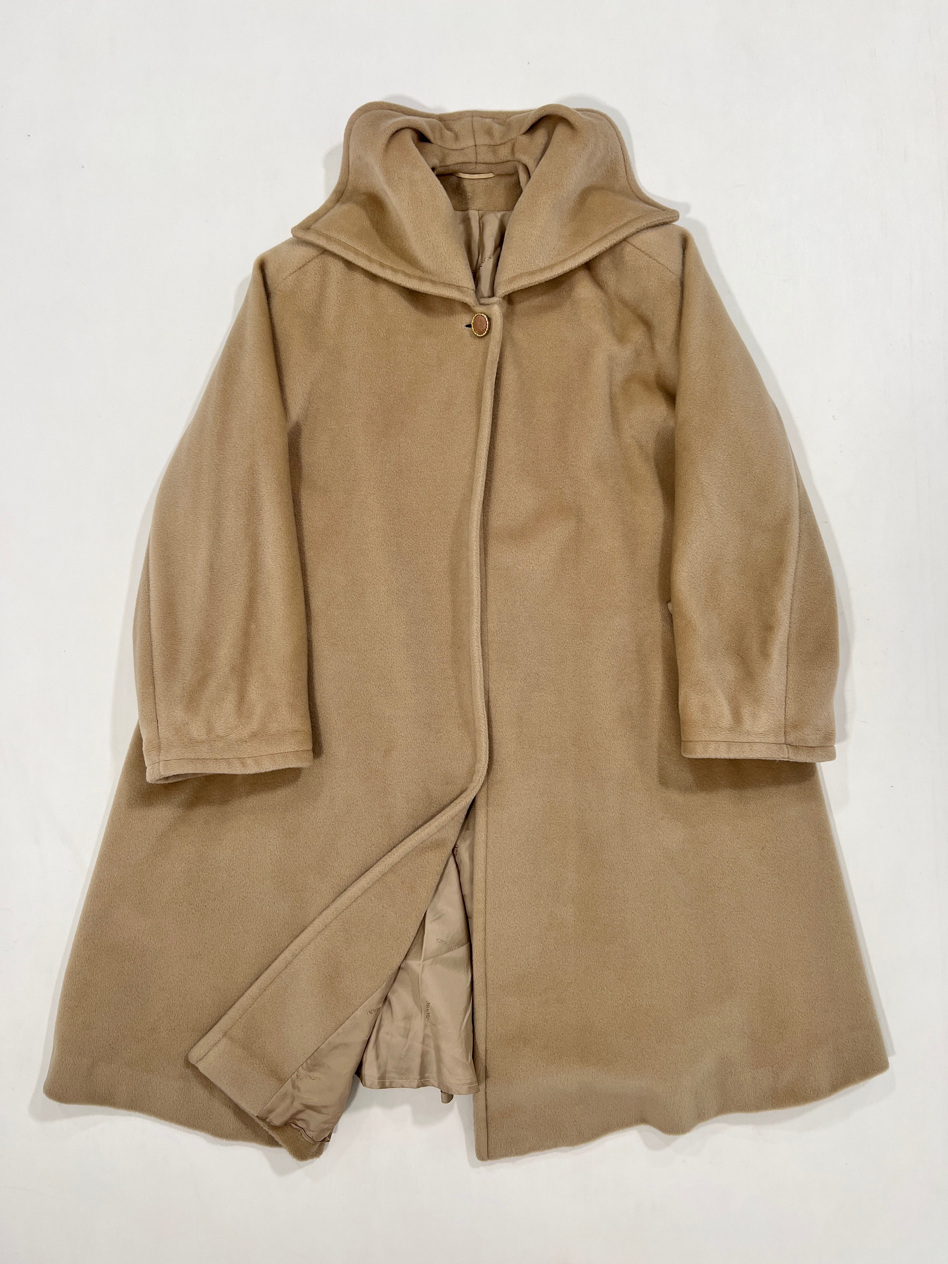 Cappotto vintage Max Mara beige tg M/L