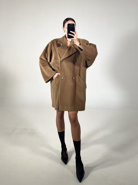 Cappotto vintage Max Mara cashmere cammello tg S/M