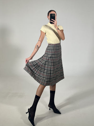 Gonna Kilt vintage Burberry in lana tg S/M