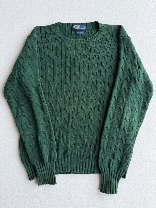 Maglia vintage Ralph Lauren treccia tg M