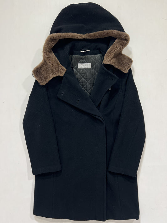 Cappotto vintage Max Mara nero lana tg S