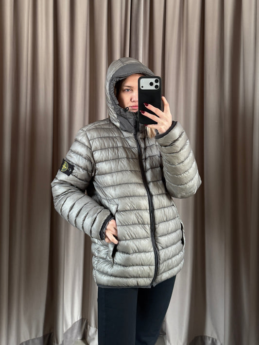 Giacca vintage Stone Island garment dyed down tg L