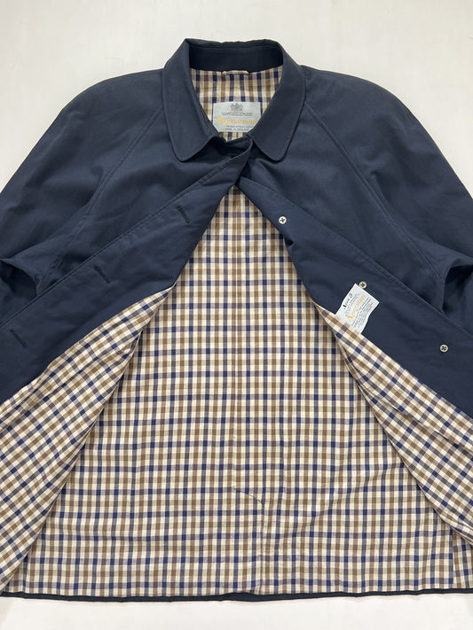 Trench vintage Aquascutum blu tg M/L