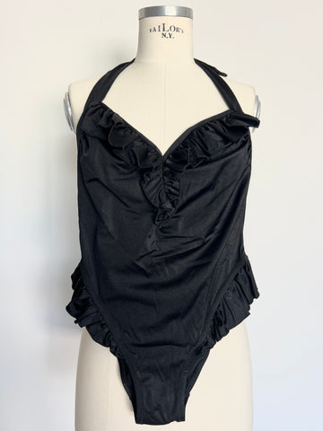 Costume vintage Gianni Versace intero nero tg 42