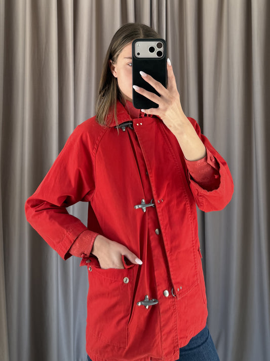 Giacca vintage Fay 3 ganci rosso tg XS/S