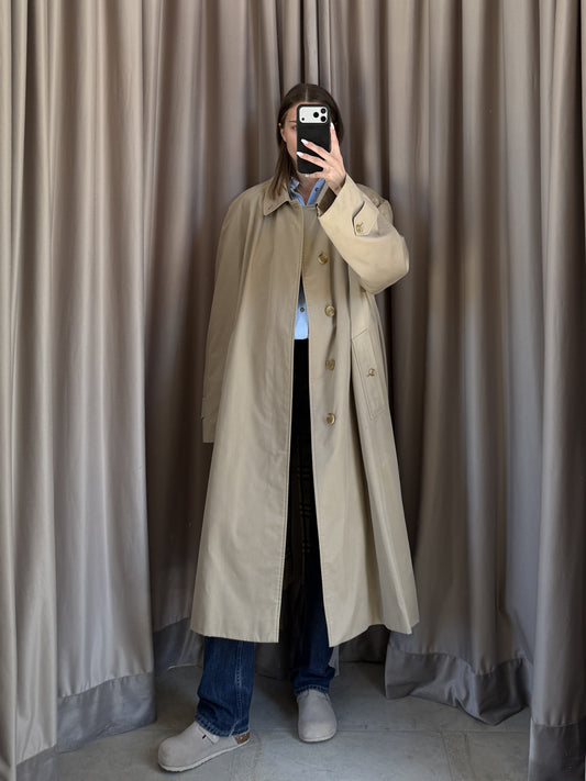 Trench vintage Burberry biscotto tg XL