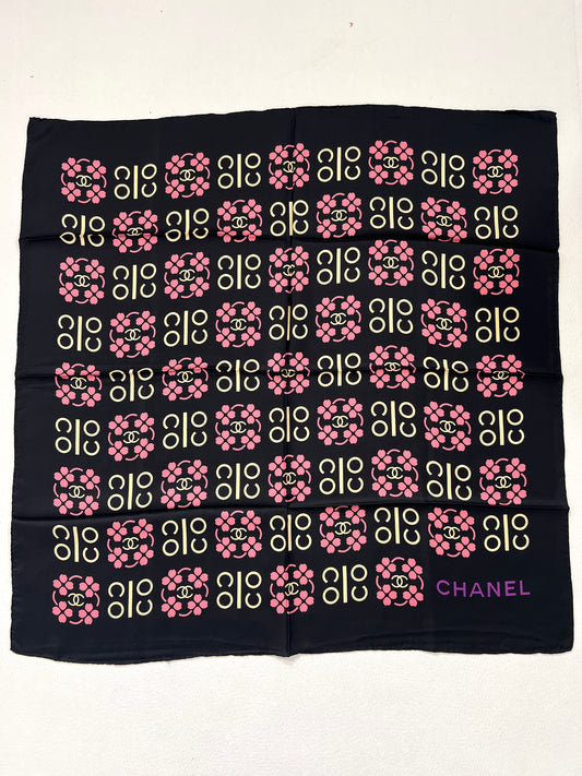 Foulard vintage Chanel in seta