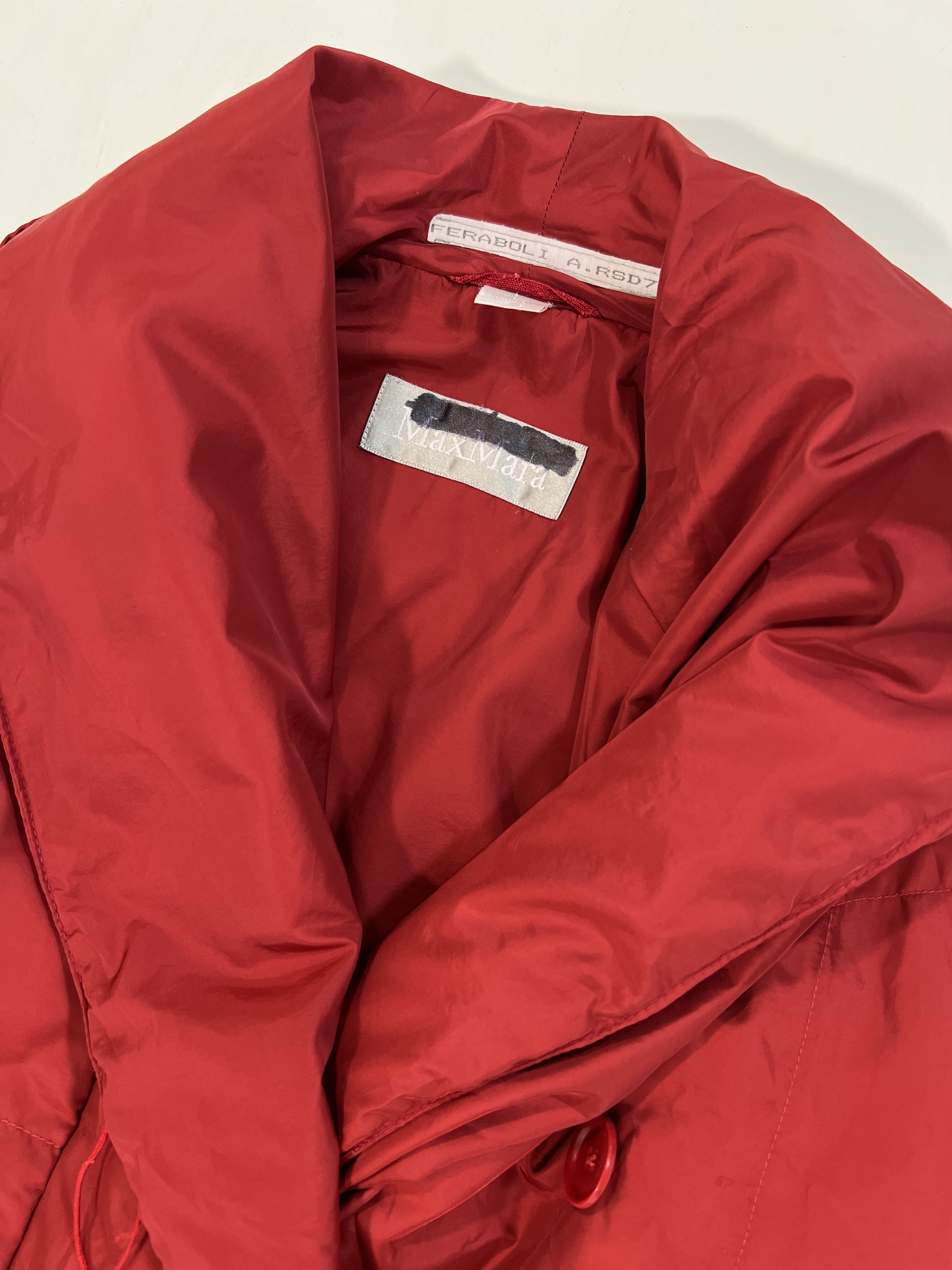 Piumino vintage Max Mara rosso tg M