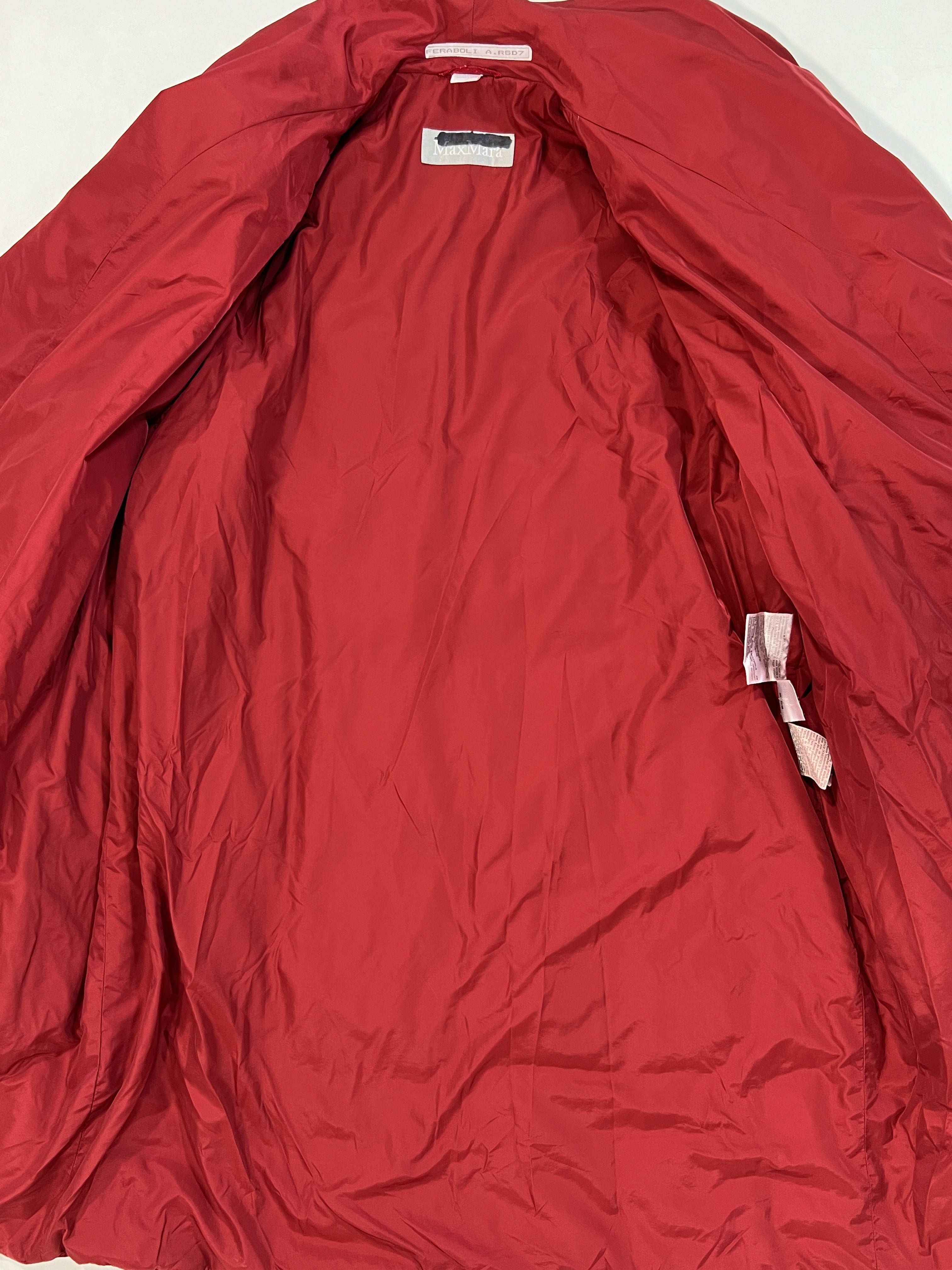 Piumino vintage Max Mara rosso tg M