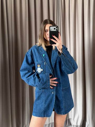 Giacca vintage Valentino in denim tg M