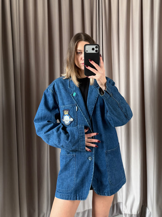 Giacca vintage Valentino in denim tg M