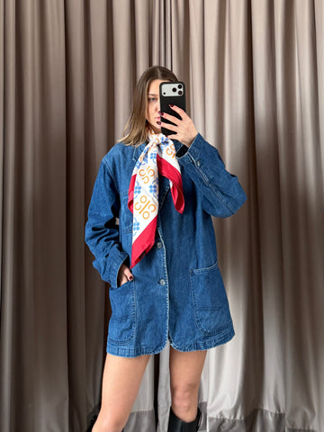 Giacca vintage Valentino in denim tg M/L