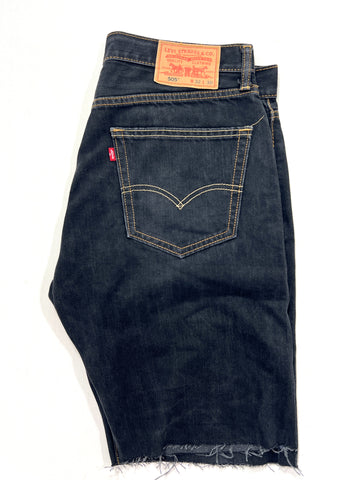 Bermuda vintage Levi's jeans scuro tg 32