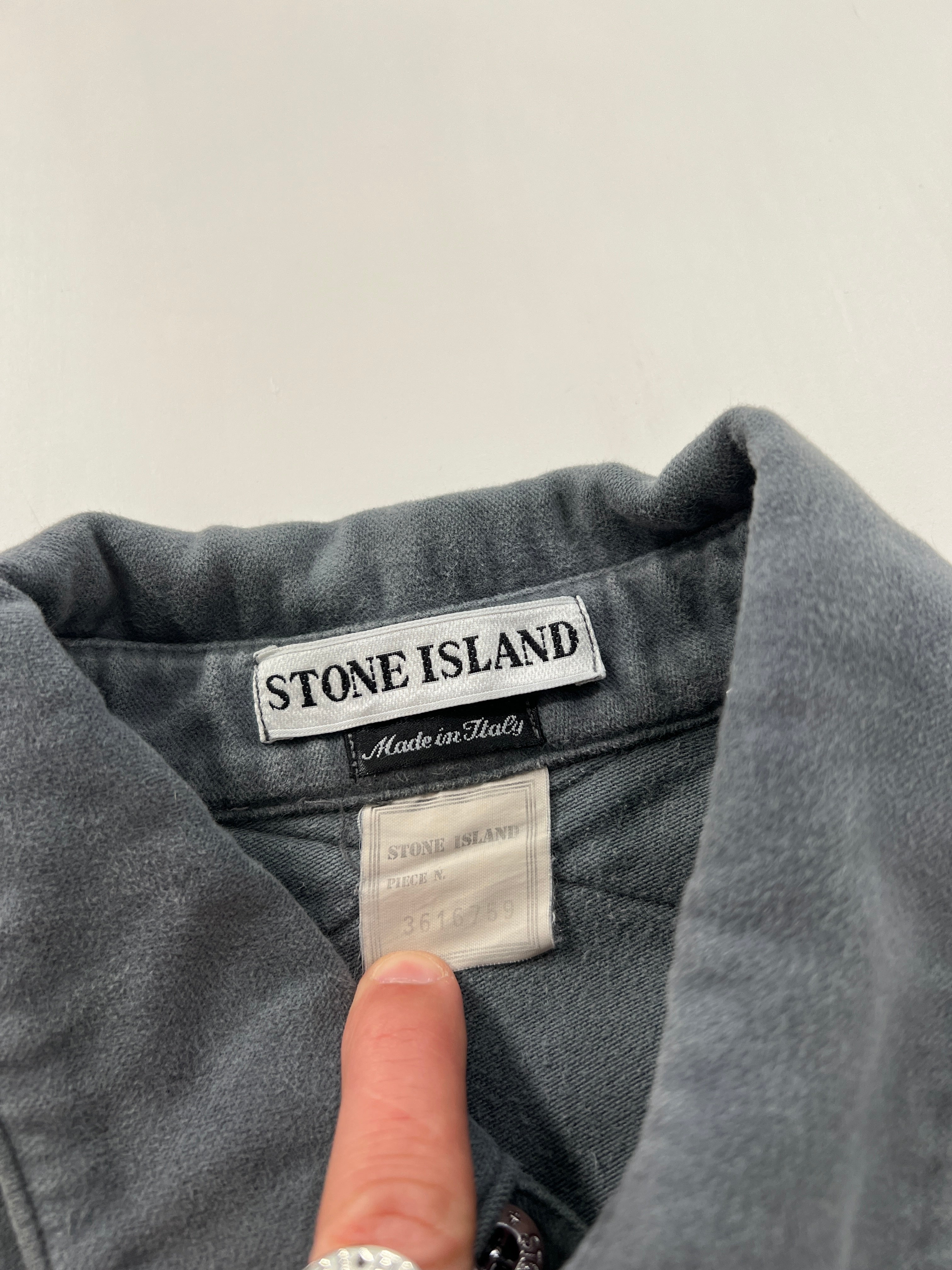 Camicia vintage Stone Island grigio tg M