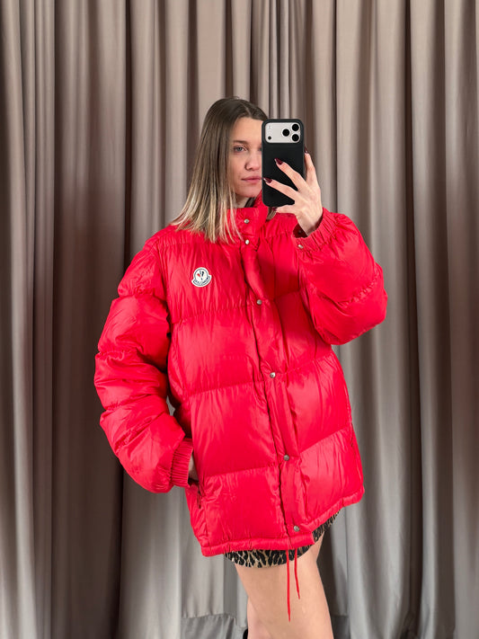 Giacca vintage Moncler Grenoble rosso tg M/L
