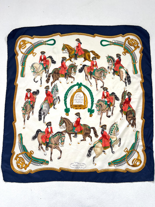 Foulard vintage Hermes in seta