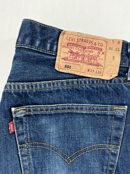 Shorts vintage Levi's jeans tg 33