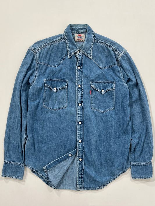 Camicia vintage Levi's in denim tg M