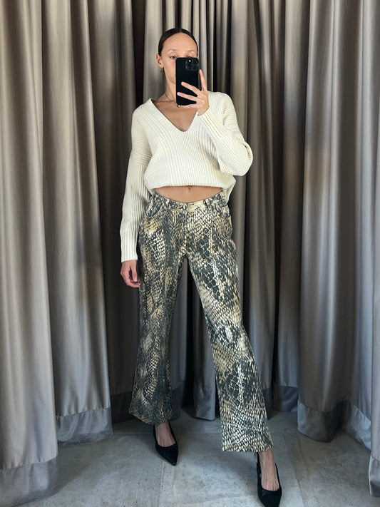 Pantaloni vintage Cavalli fantasia tg 30