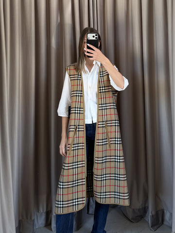 Gilet/interno vintage Burberry tg 48