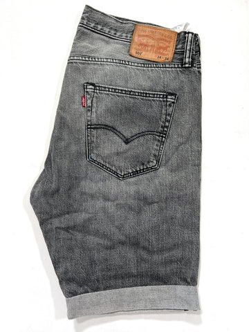 Bermuda vintage Levi's jeans grigio tg 34