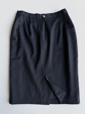 Gonna vintage Burberry blu tg M