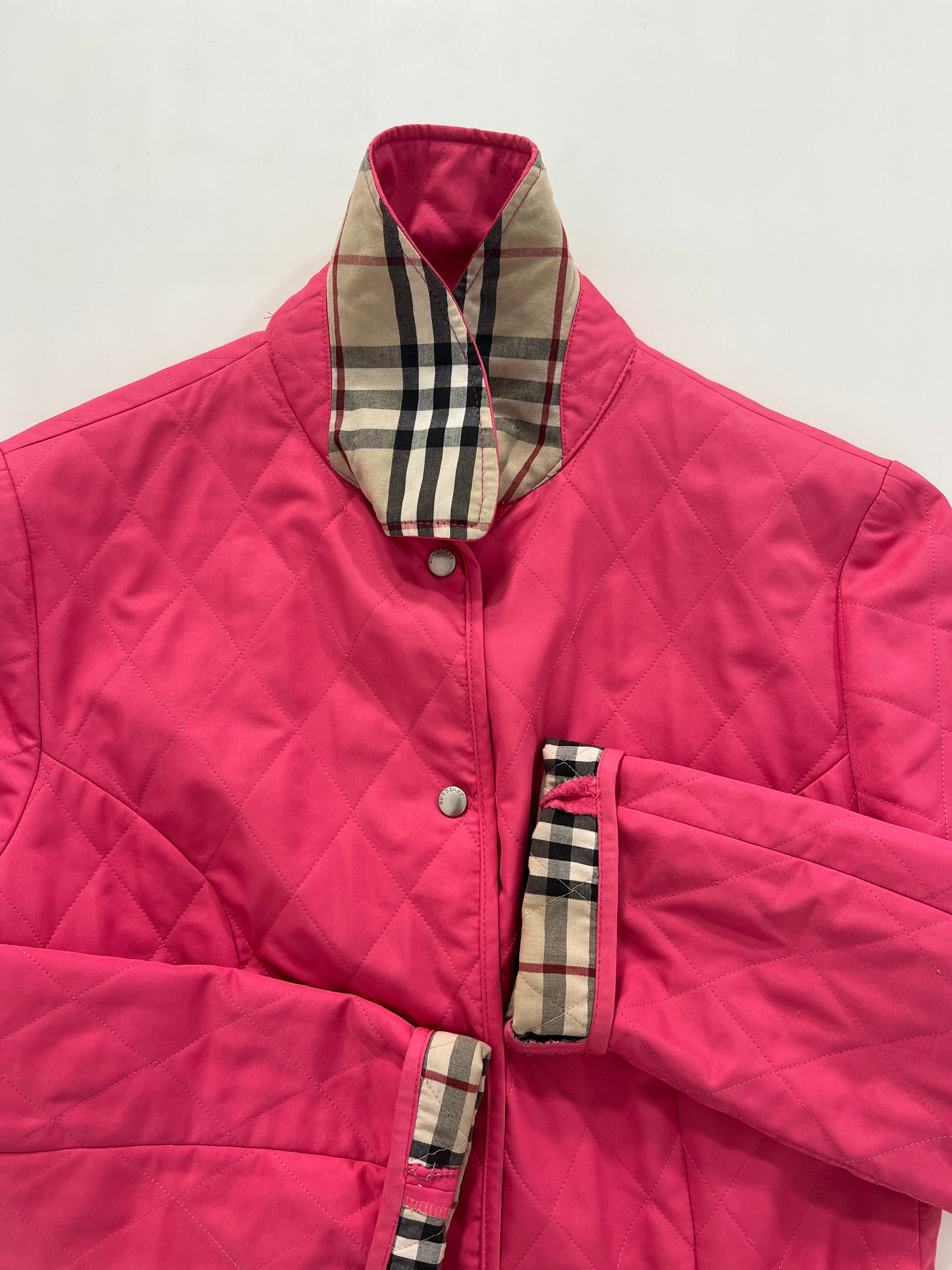 Giacca vintage Burberry rosa tg S