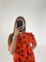 Carica l&#39;immagine nel visualizzatore di Gallery, Vestito vintage Versace arancio tg S
