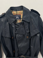 Carica l&#39;immagine nel visualizzatore di Gallery, Trench vintage Burberry doppiopetto pelle tg S/M
